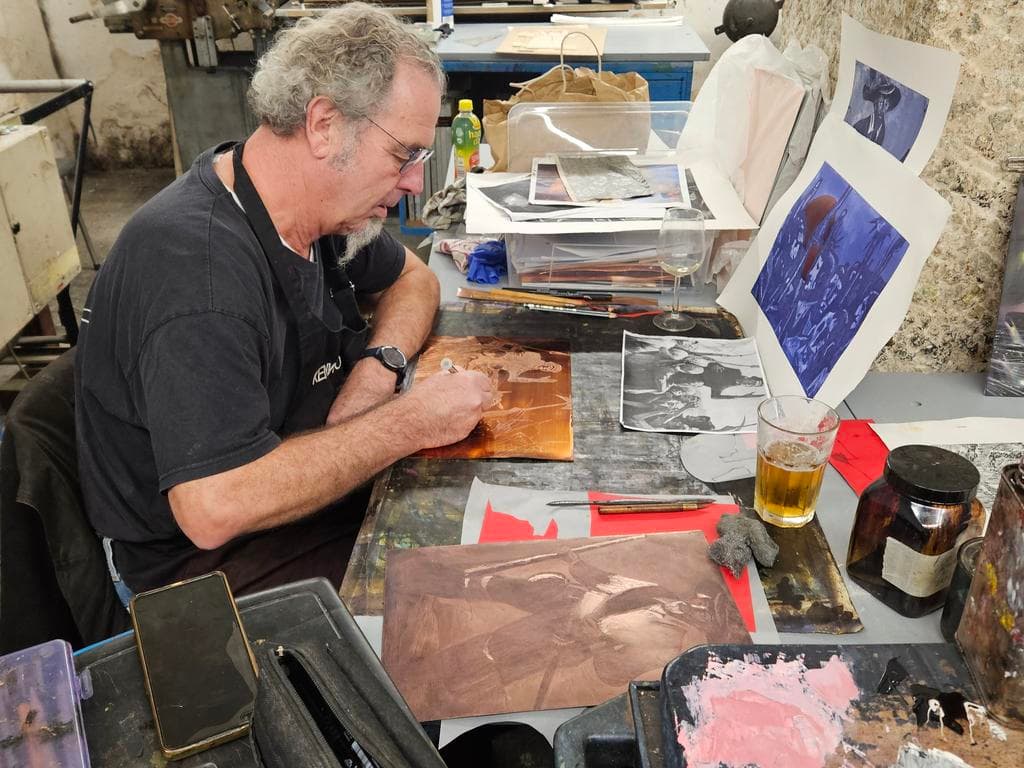Vernissage Ausstellung Christian Panosch – Radierungen zu den Themen “Bauernkrieg” und “Dunkle Pfade”