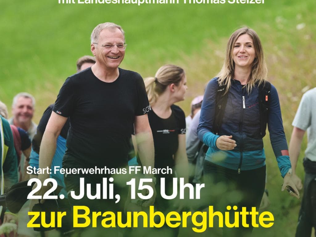 Sommerwanderung mit Landeshauptmann Thomas Stelzer
