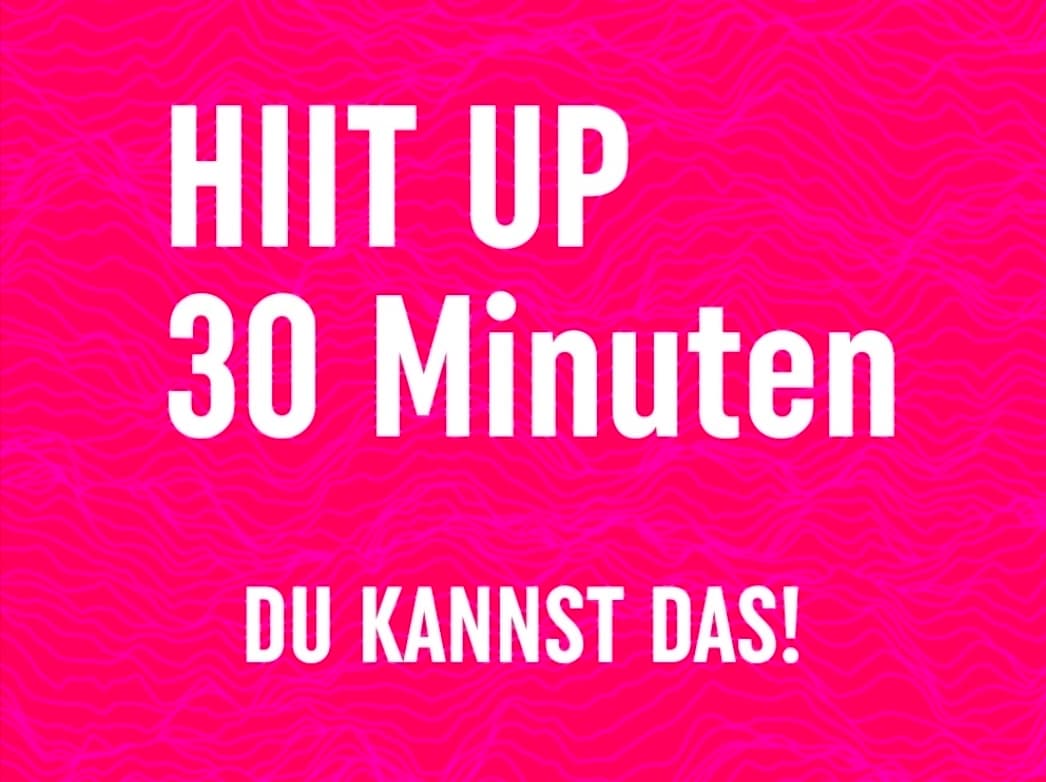 HIIT UP 30 Minuten
