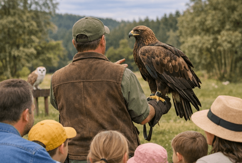 AUSFLUG ZUM GREIFVOGELHOF IN FEYREGG