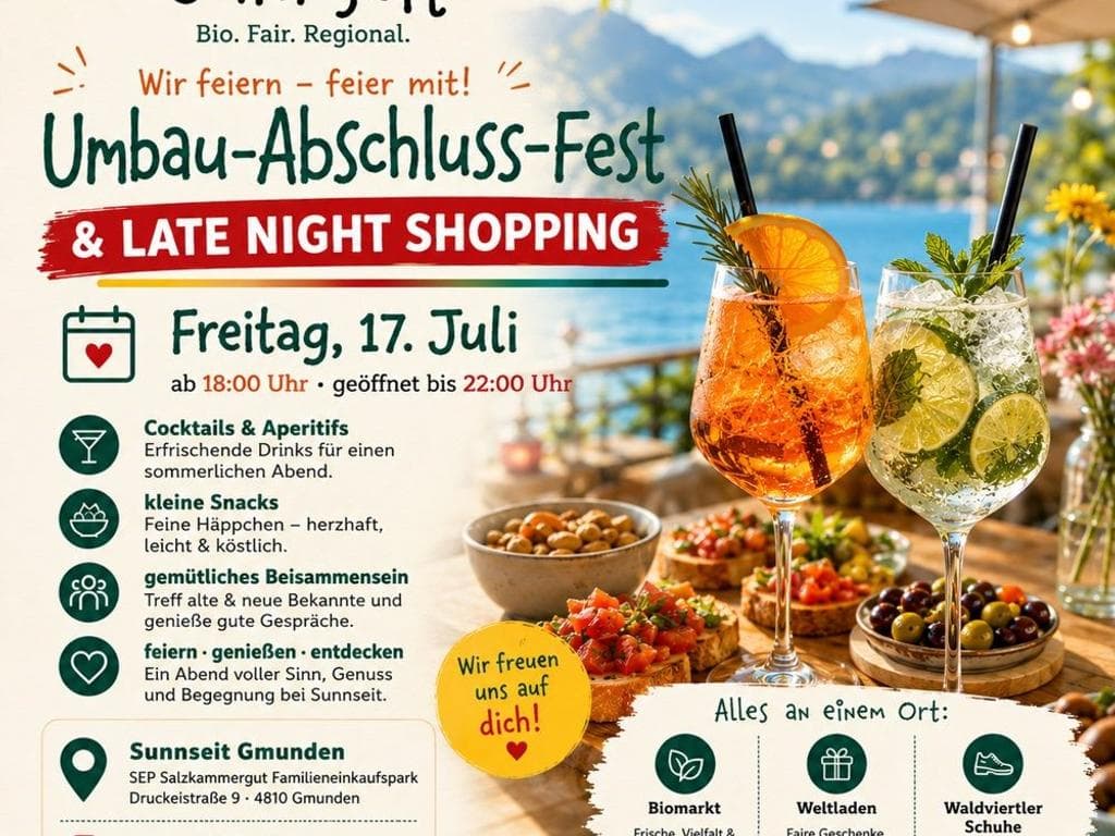 Umbau-Abschluss-Fest & Late Night Shopping