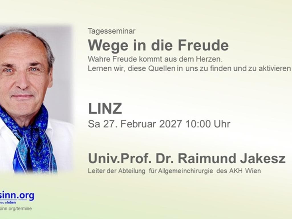 Tagesseminar • Wege in die Freude