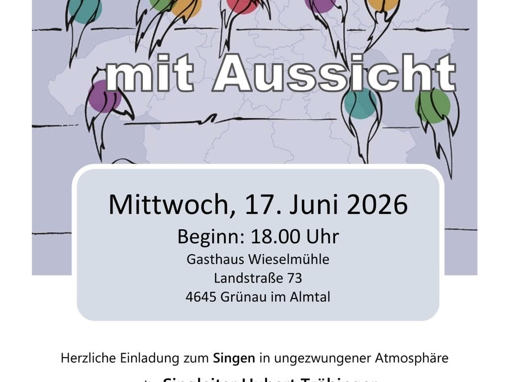 Singen mit Aussicht mit dem OÖ. Volksliedwerk