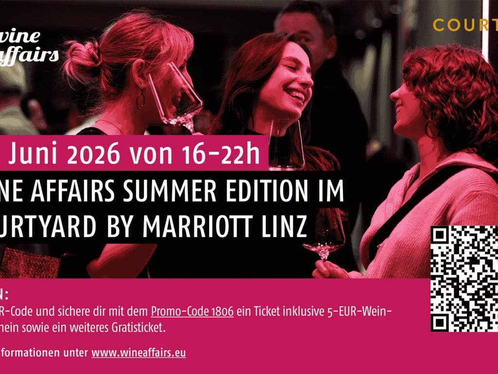 Wine Affairs Summer Edition im Courtyard by Marriott Linz