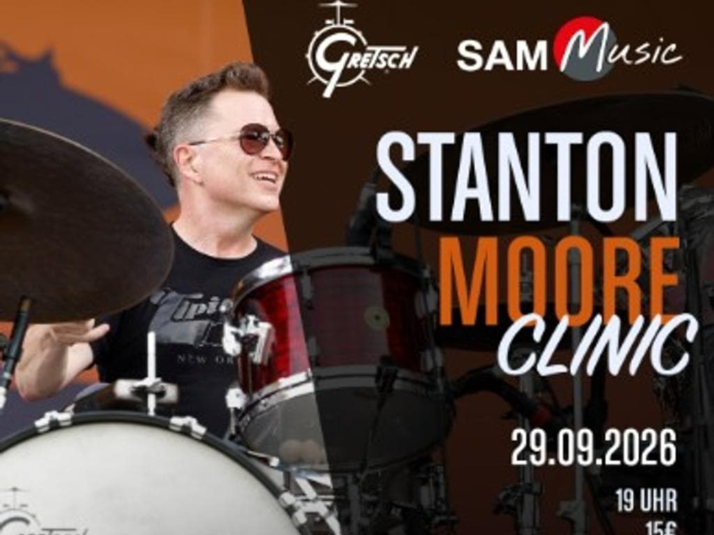 Stanton Moore Drum Clinic bei SAM Music