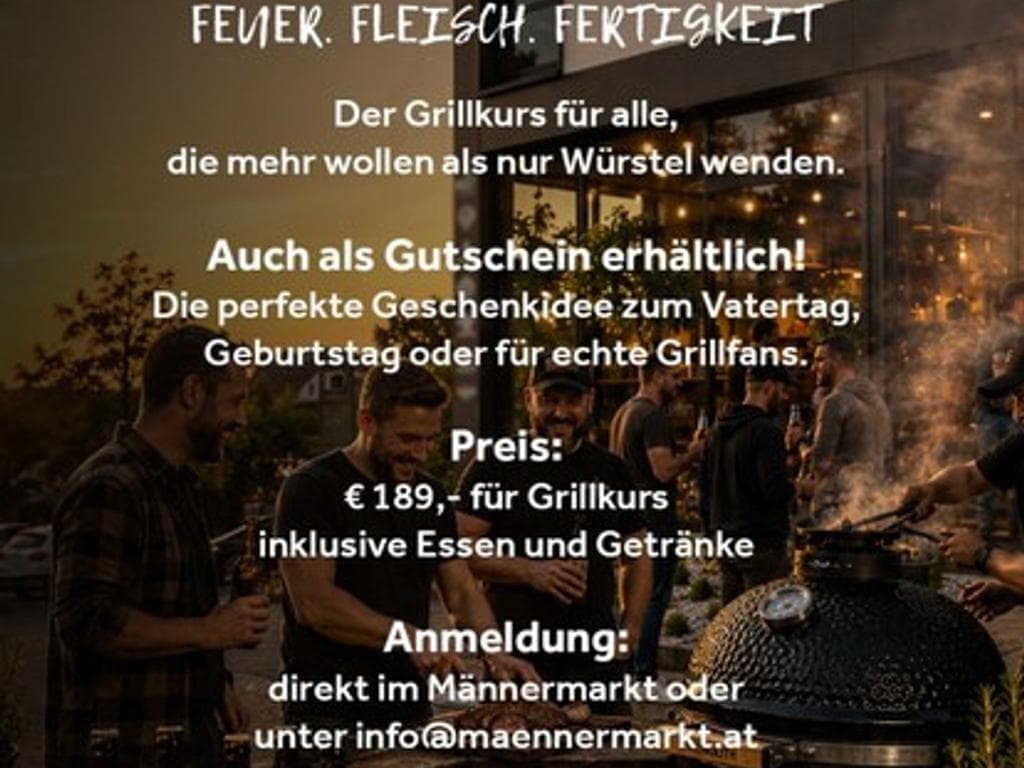 Männermarkt Grillkurs