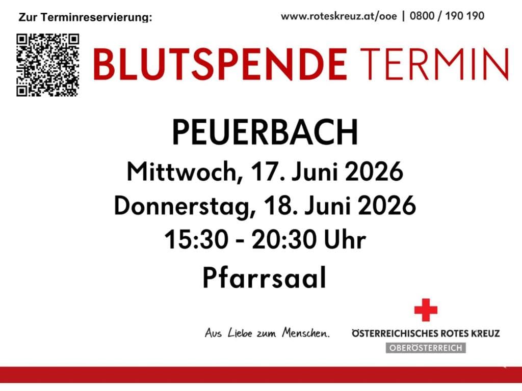 Blutspendeaktion Peuerbach