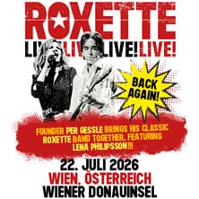 Roxette Live - Back Again - Support James Cottriall