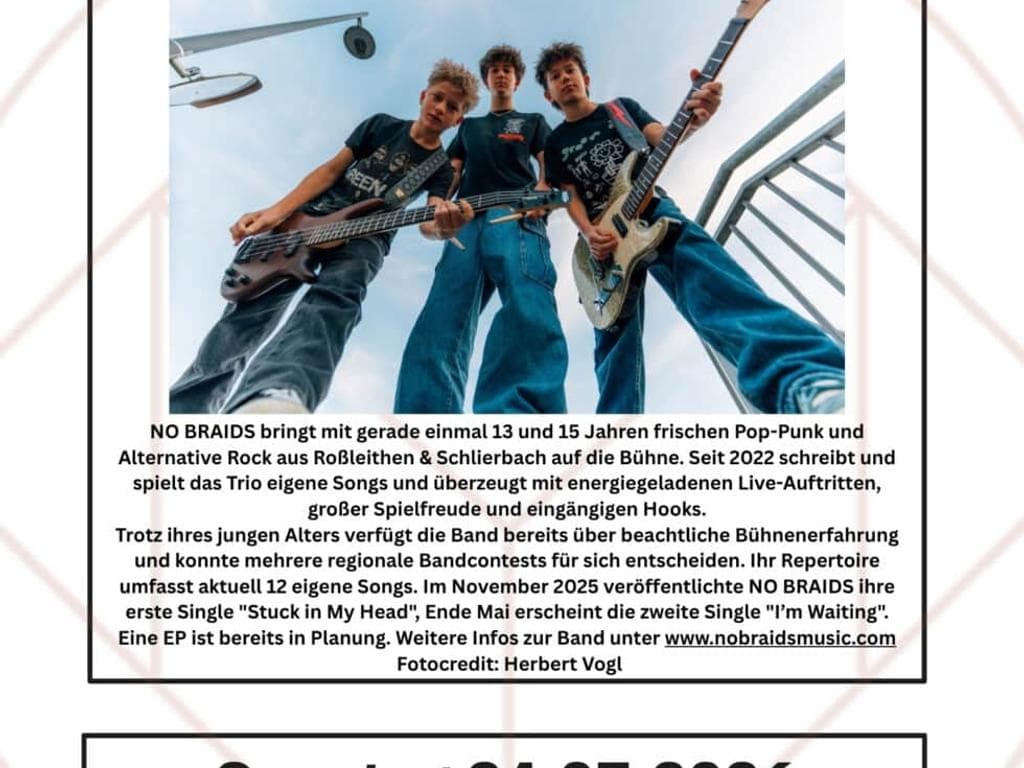 Konzert: No Braids