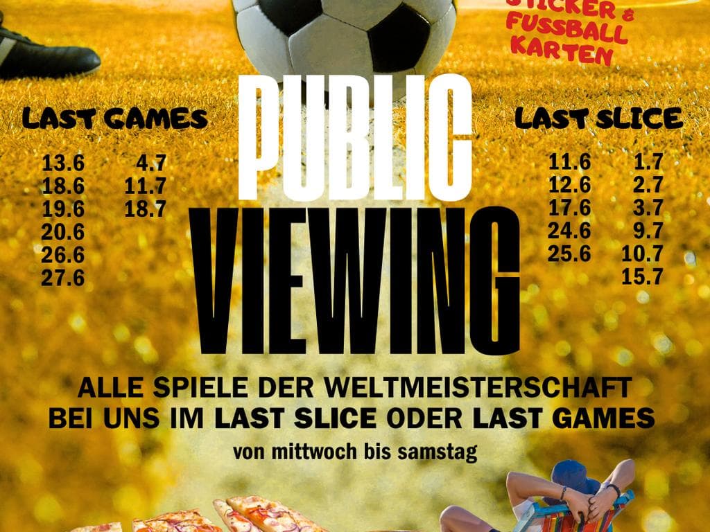 Fußball WM - Public Viewing