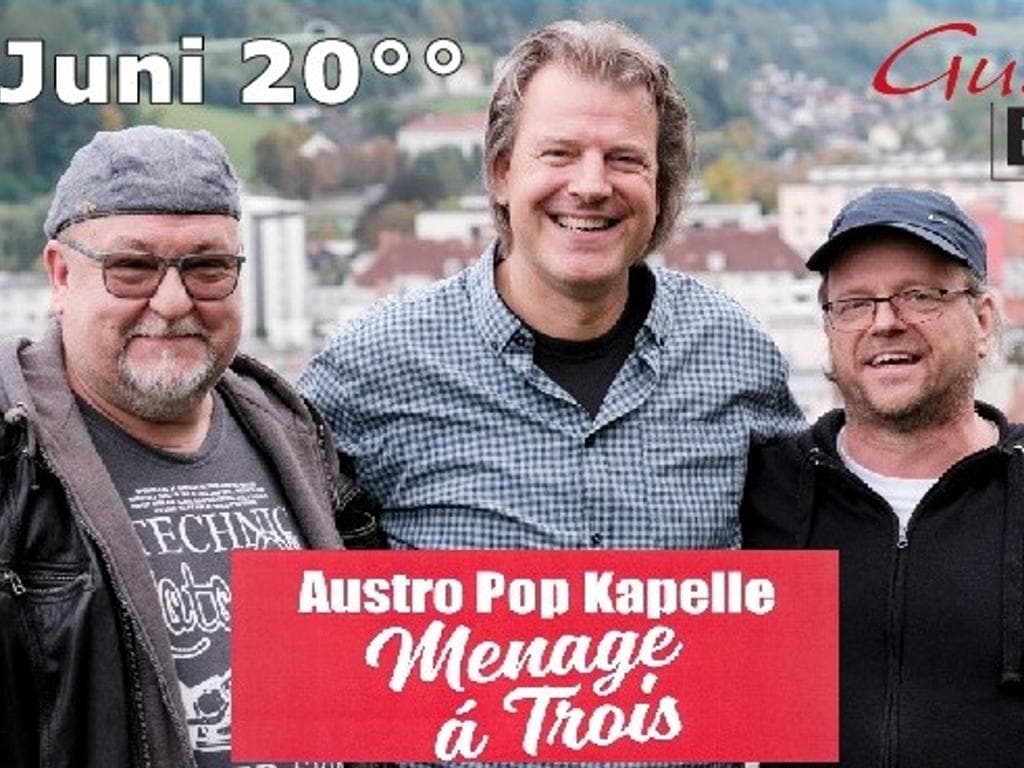 MENAGE A TROIS, Live in der Gustobox