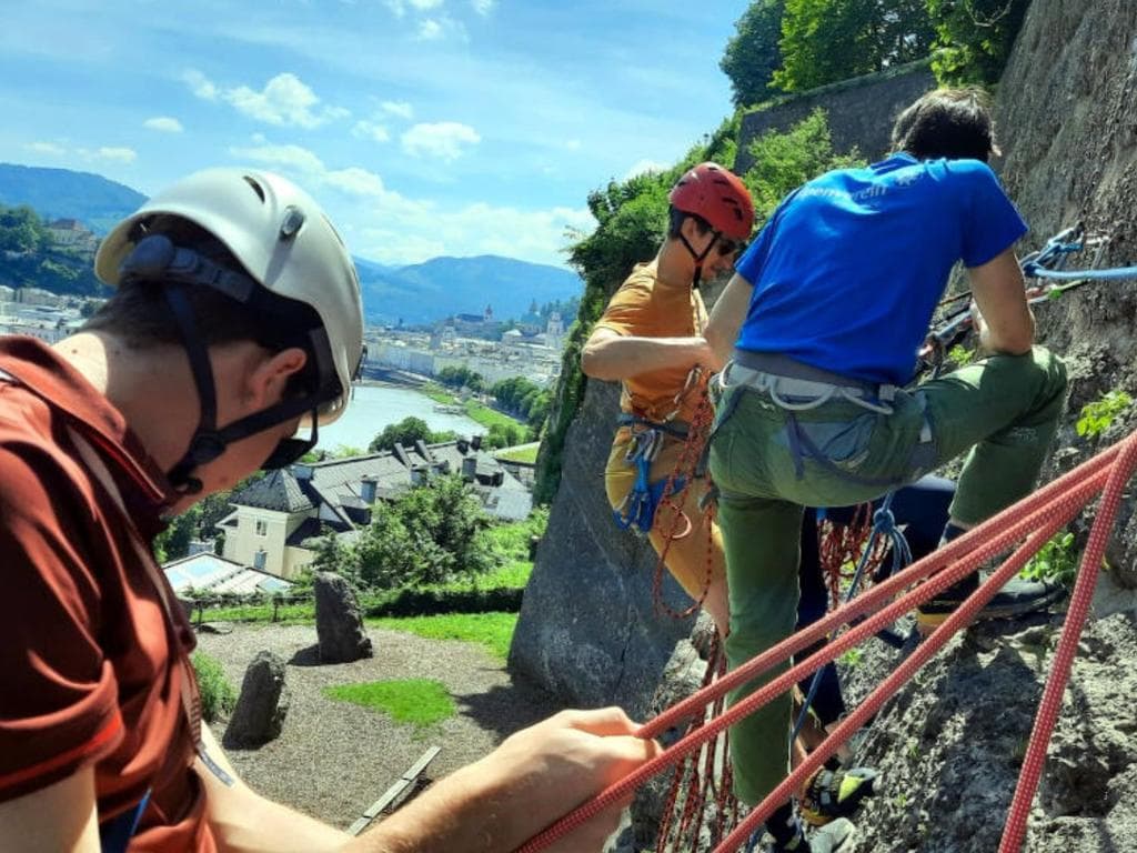 Workshop "Von der Halle an den Fels" mit dem Alpenverein Mondsee