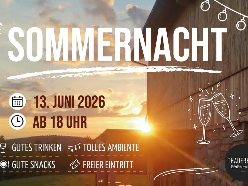 Sommernacht bei der BioBrennerei Thauerböck