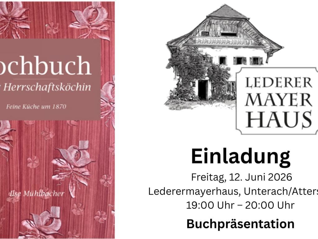 Buchpräsentation - Kochbuch einer Herschaftsköchin
