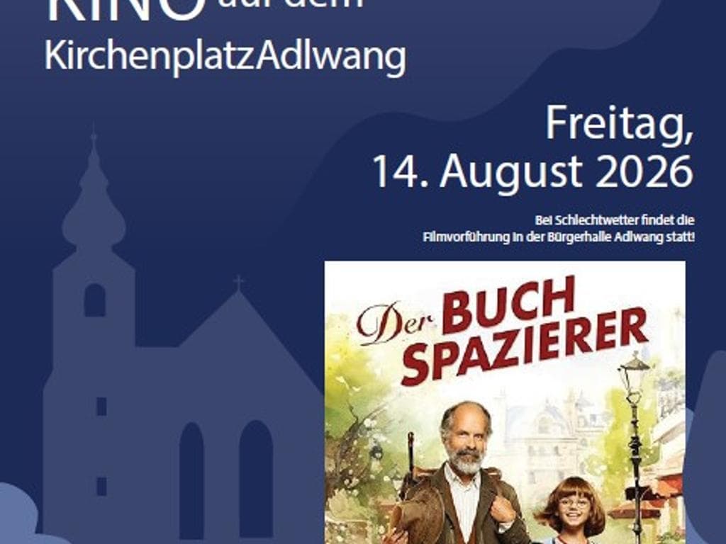 Sommerkino auf dem Kirchenplatz Adlwang