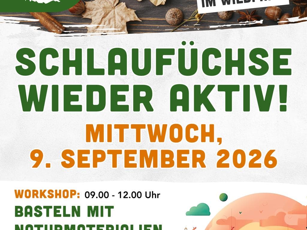 Workshop für Kinder im Cumberland Wildpark