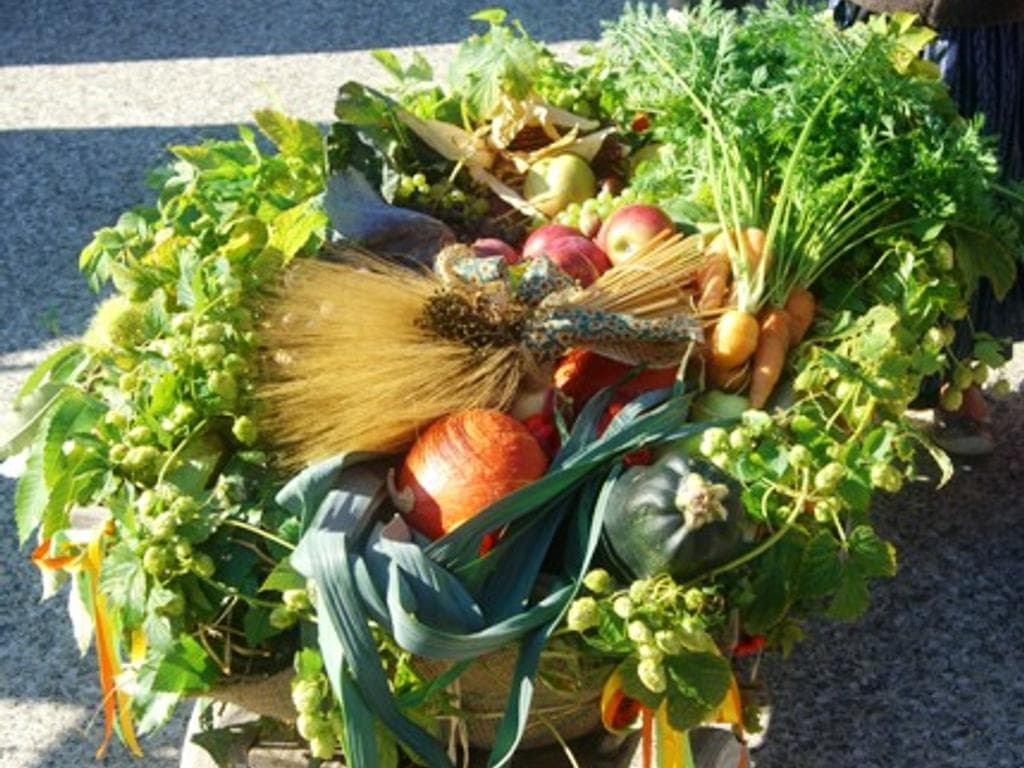 Erntedankfest in Attersee