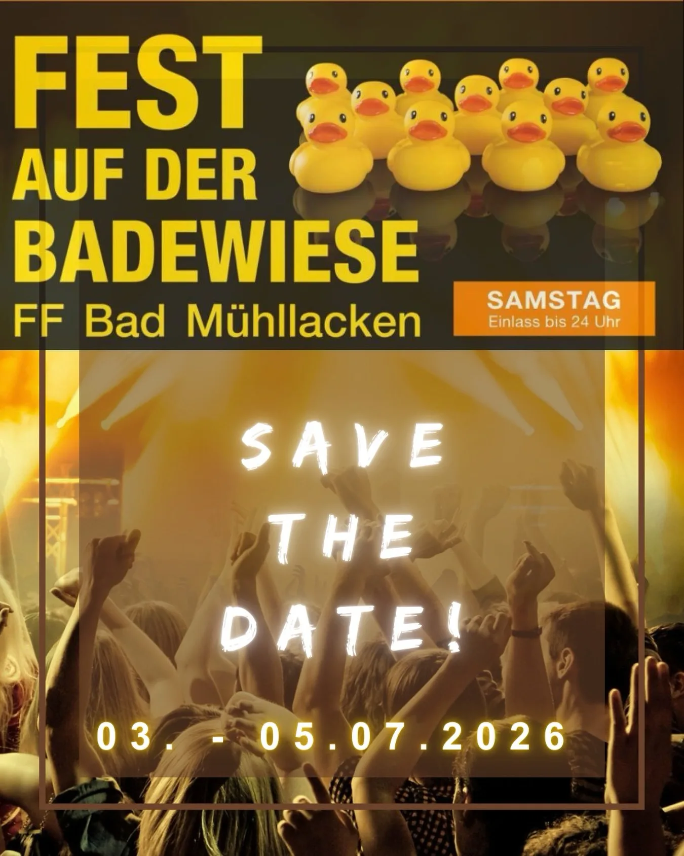 Fest auf der Badewiese