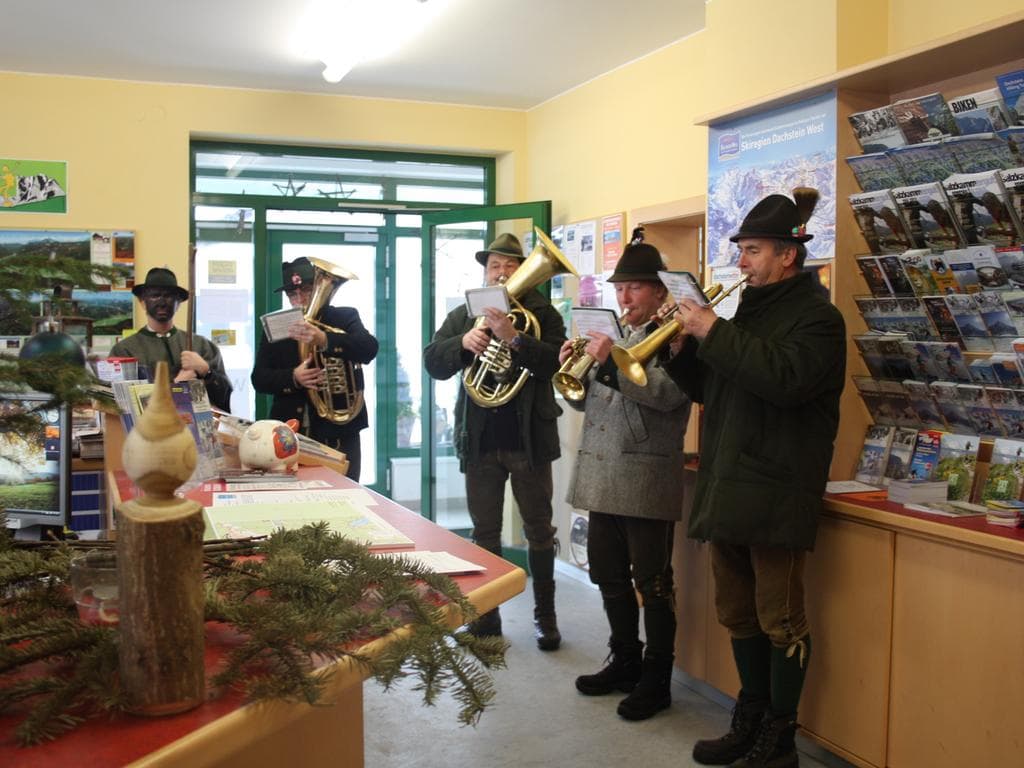Neujahrbläser in Gosau