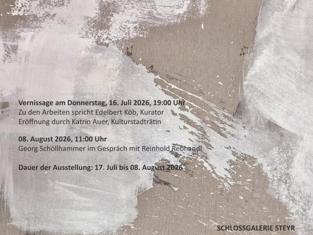 Finissage: REINHOLD REBHANDL - A LABORATORY OF PAINTING