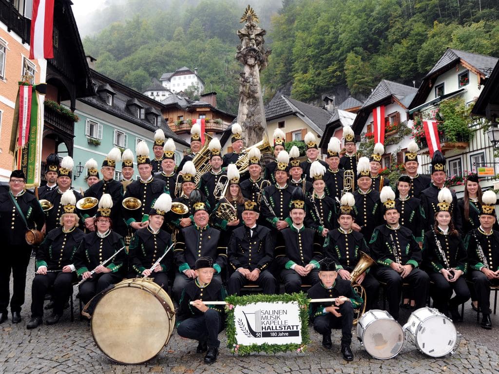Platzkonzert der Salinenmusikkapelle Hallstatt