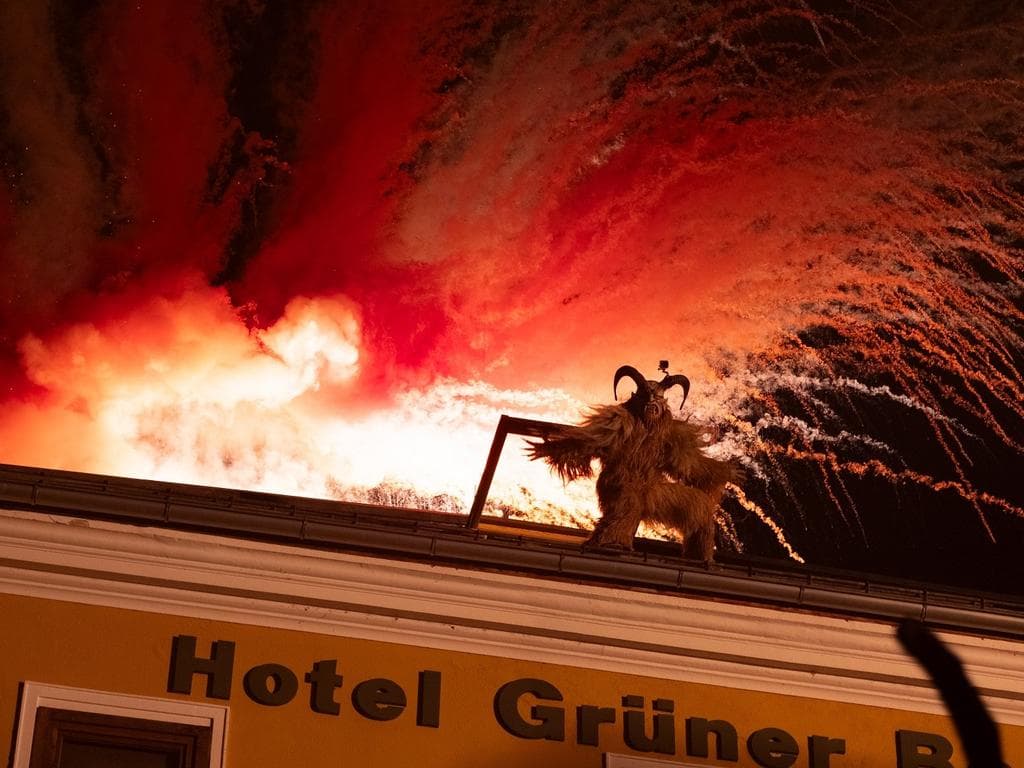 Krampuslauf der Hirlatzer Teufel Hallstatt