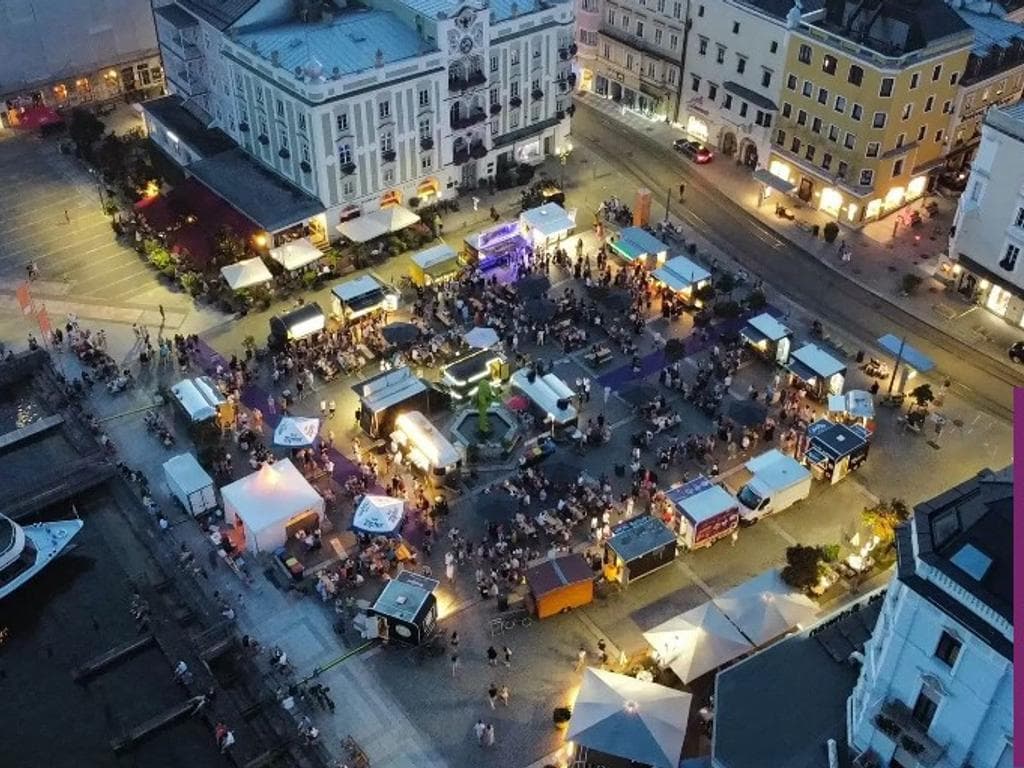 Streetfood Festival am Rathausplatz in Gmunden