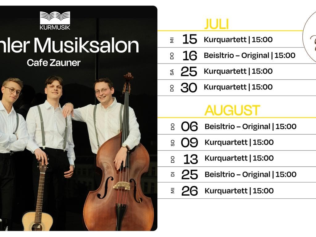 Ischler Musiksalon - Café Zauner Esplanade - Beisltrio Original