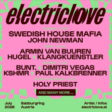 Electric Love Festival 2026 - Tageskarte Freitag