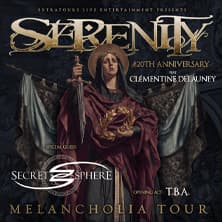 Serenity + Special Guest: Secret Sphere