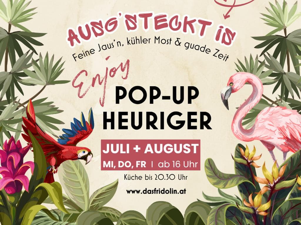 POP-UP Heuriger im dasFridolin