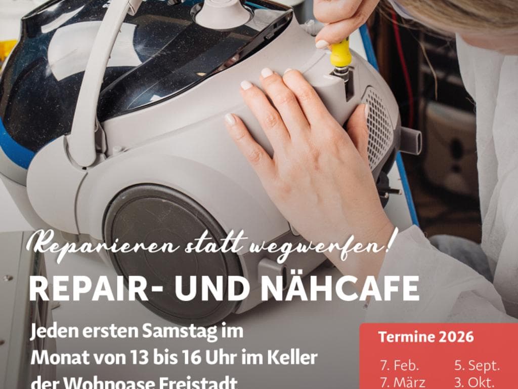 Repair- und Nähcafé: Reparieren statt wegwerfen!