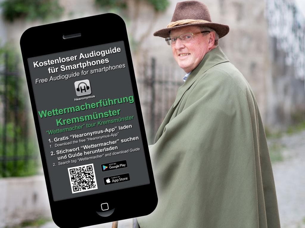 Audioguide Rundgang mit Hearonymus-App durch Kremsmünster