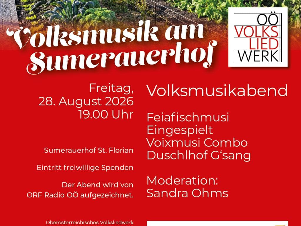 Volksmusikabend mit dem OÖ. Volksliedwerk