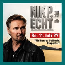 30 Jahre Nik P. - Die Jubiläumstour am Wörthersee