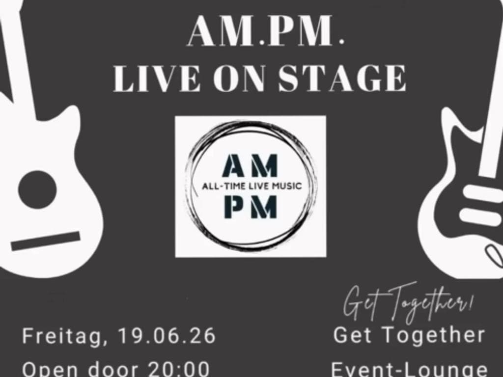 am.pm. live – Ein Abend voller Funk, Rock & Groove im GetTogether