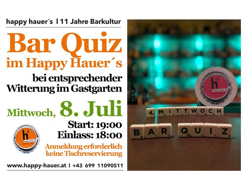 Bar Quiz im Happy Hauer's