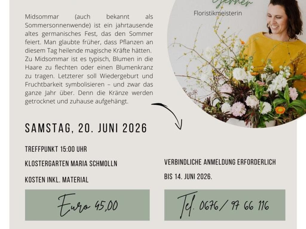 Midsommarkränze binden - Workshop