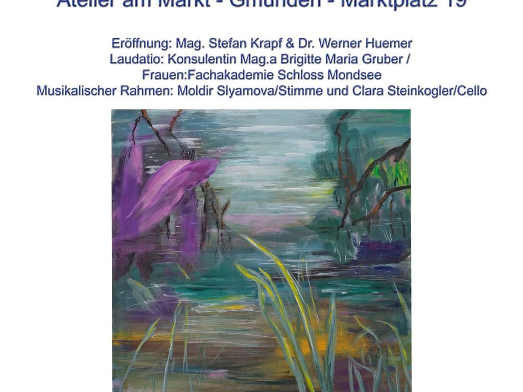 Der Krottensee - Spiegel der Seele Christine Pahl - Malerei