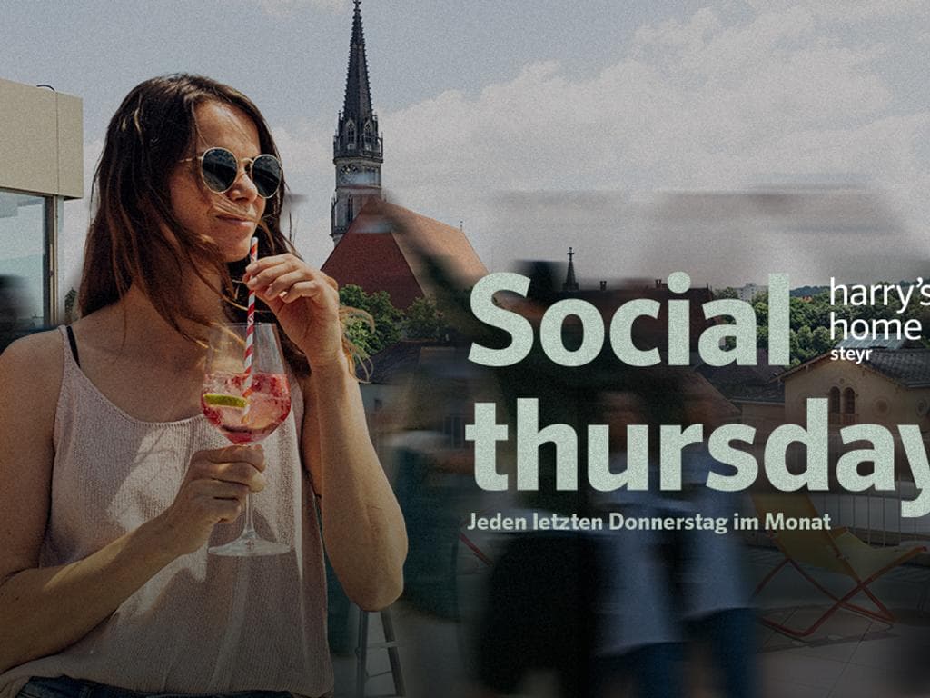Social thursdays. - meet | drink | enjoy