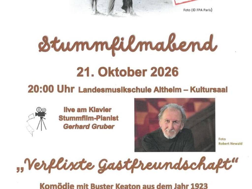 Stummfilmabend Gesunde Gemeinde Altheim