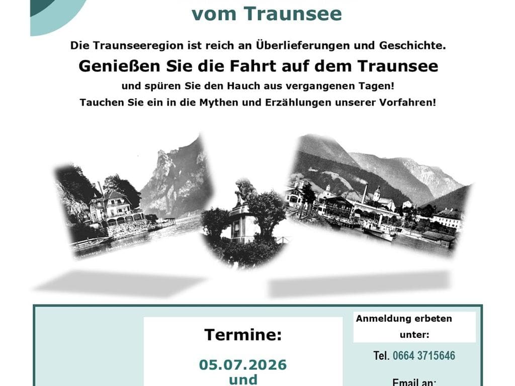 Sagenschiff - Mythen, Sagen, Geschichten vom Traunsee