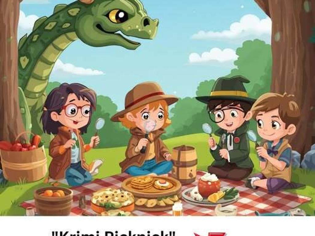 Krimi Picknick für Kinder ab 10 Jahren "Die gestohlene Drachenträne"