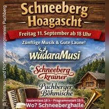 Schneeberg Hoagascht - Wüdara Musi