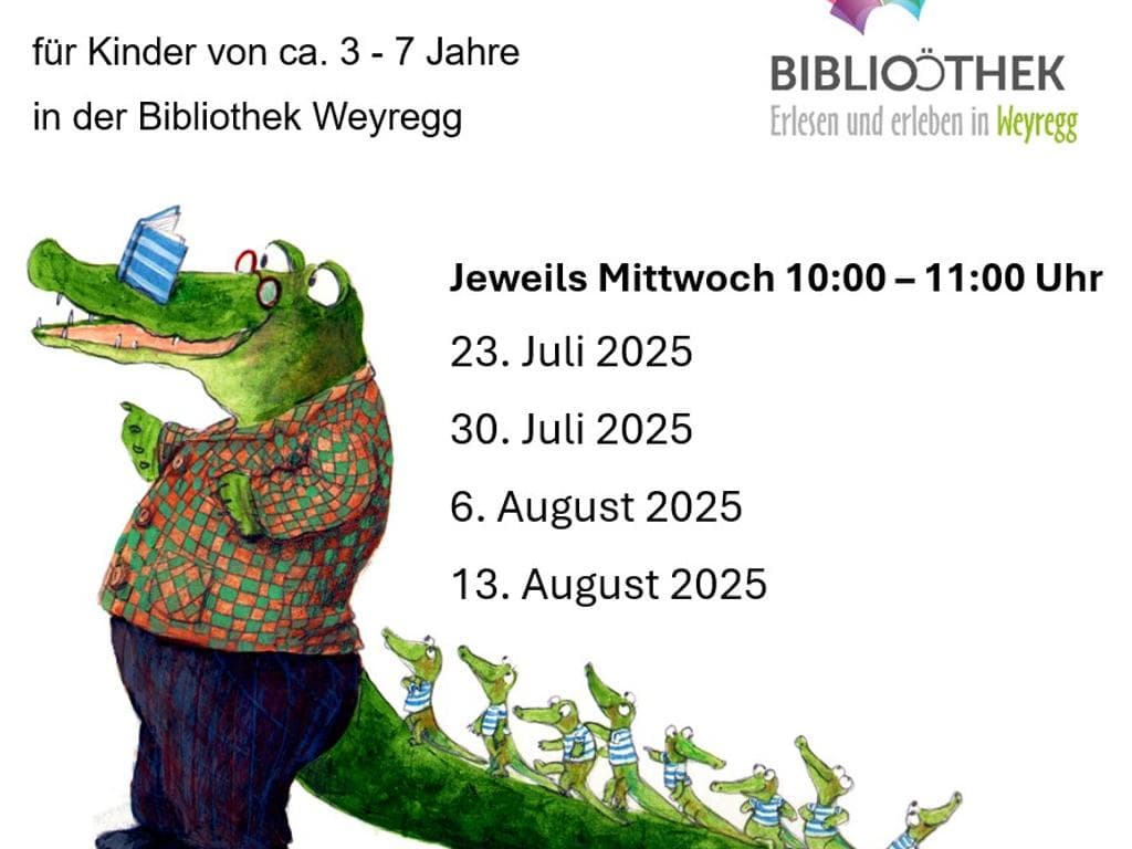 Vorlesestunde für Kinder in der Bücherei