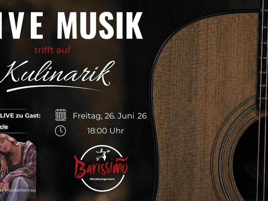 LIVE MUSIK trifft auf Kulinarik