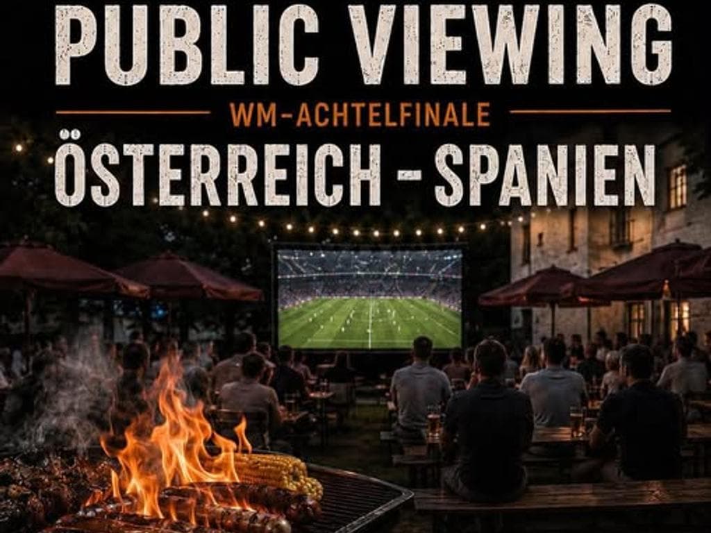 Public Viewing: Österreich - Spanien