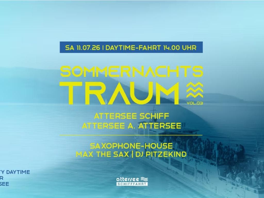 MS SOMMERNACHTSTRAUM am Attersee #SaxophoneHouse