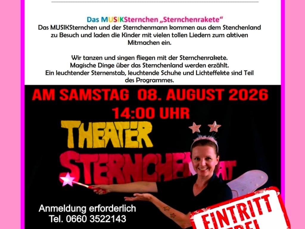 Musik und Theater Sternchen