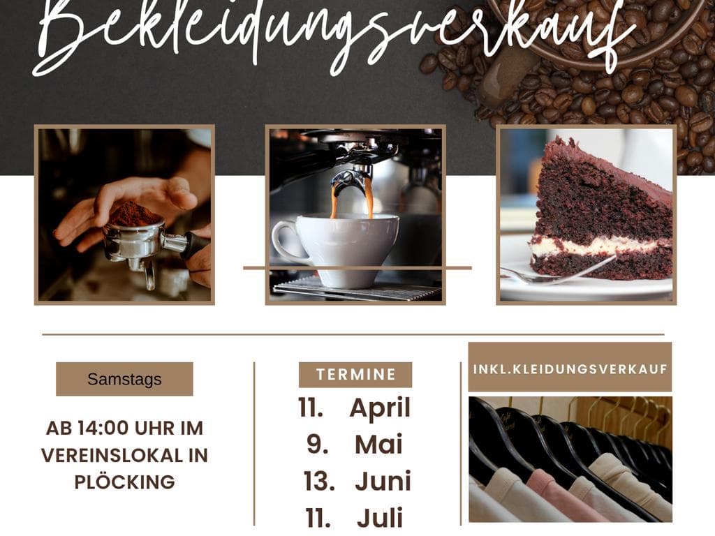 Kaffeenachmittag mit Bekleidungsverkauf Erlebniswelt Granit